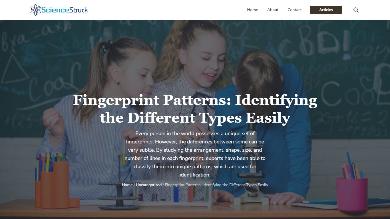 Fingerprint Patterns: Identifying the Different Types Easily